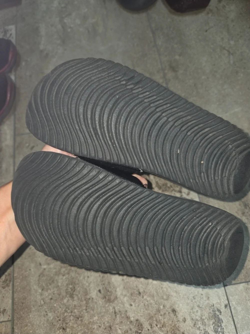 - Nike Kids Black Slides with White Swoosh